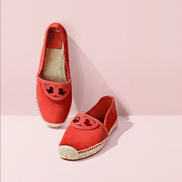 Tory Burch Shoes - Tory Burch Red Sidney Espadrilles